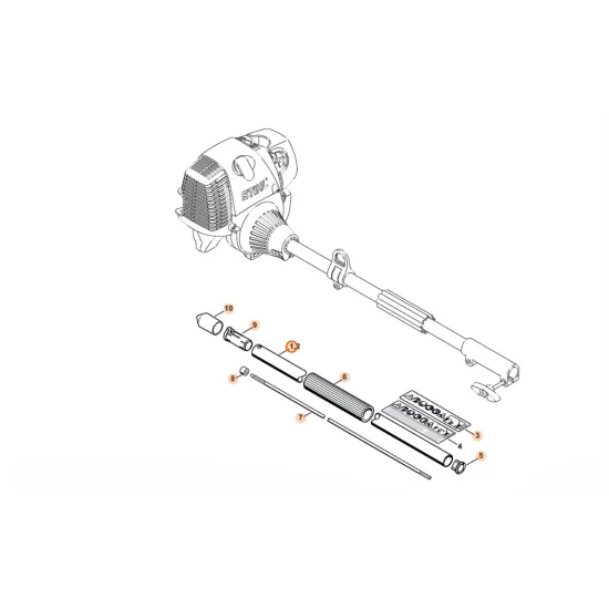 STIHL  Wysięgnik Ø 25,4 mm FH-KM 4243 710 7126